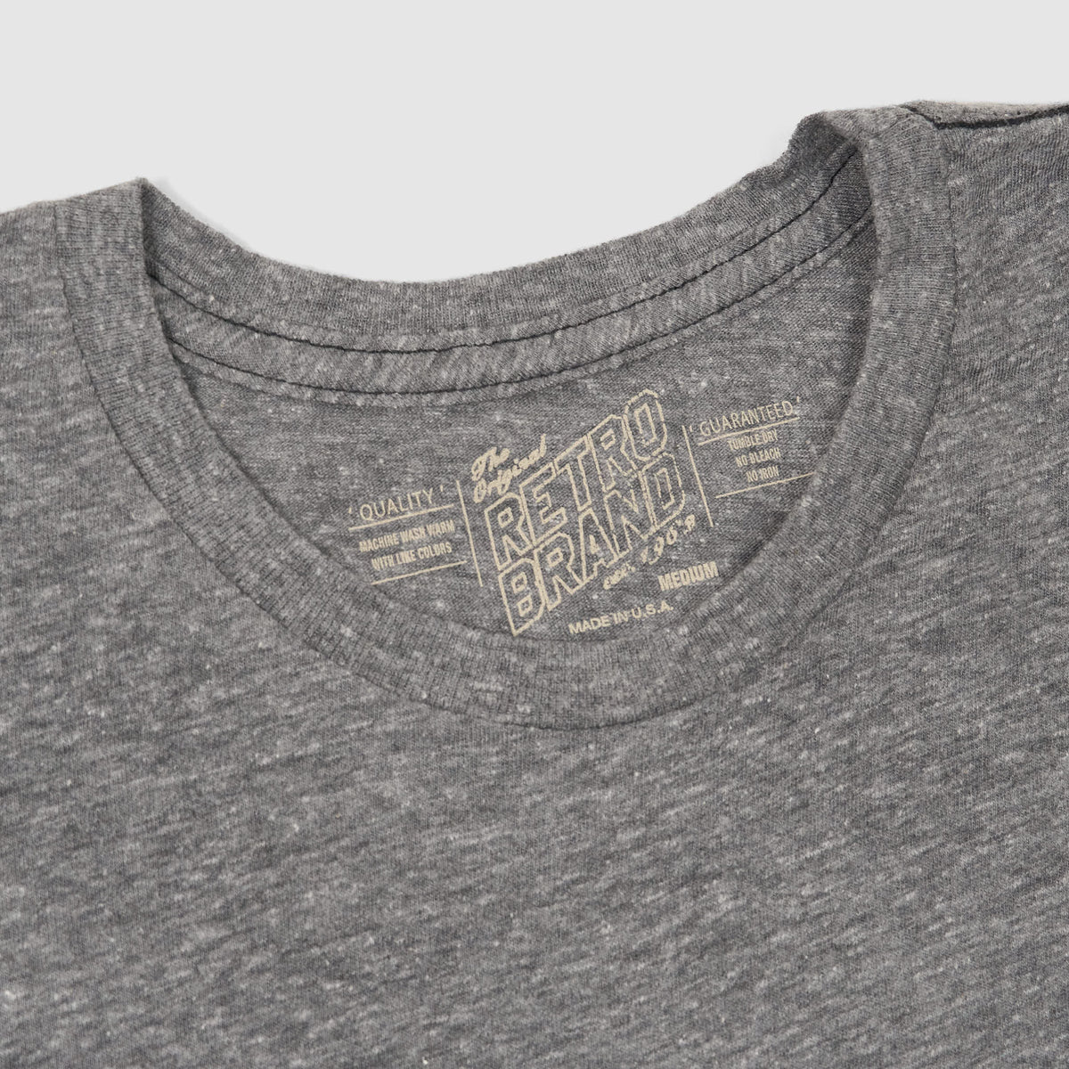 Retro Brand Vintage Los Angeles Bulldogs Short Sleeve Crew Neck T-Shirt