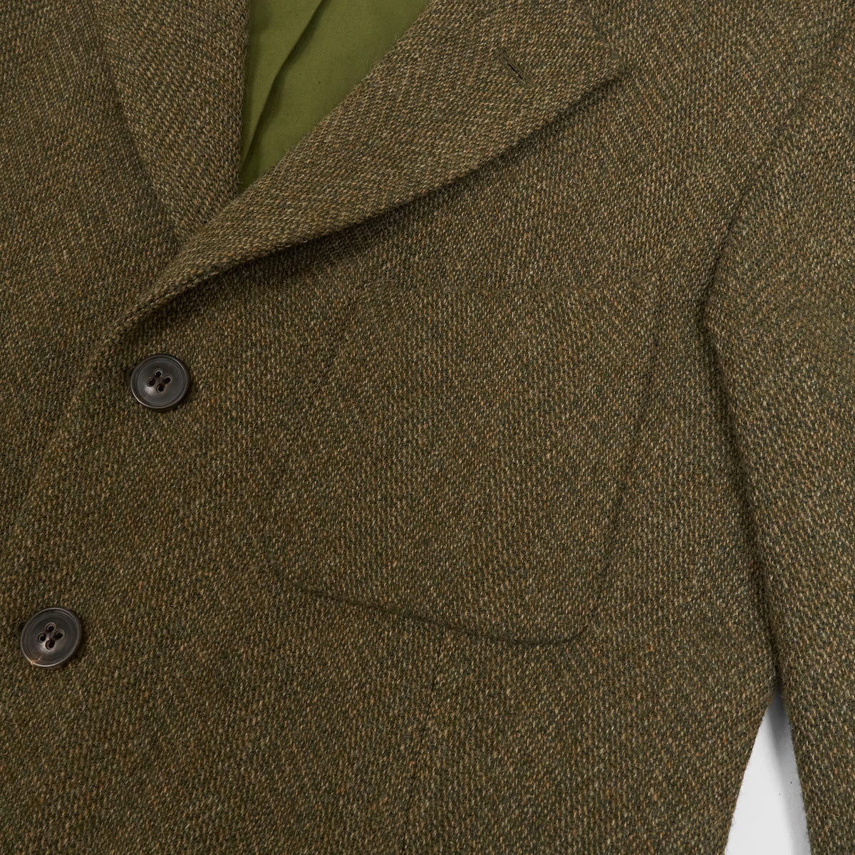 Nigel Cabourn Classic Herringbone Fox Flannel Wool Blazer