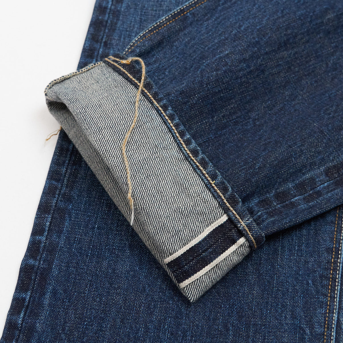 IMjiT x DeeCee style 15oz. Regular Tapered Selvage Denim Jeans Stone Washed