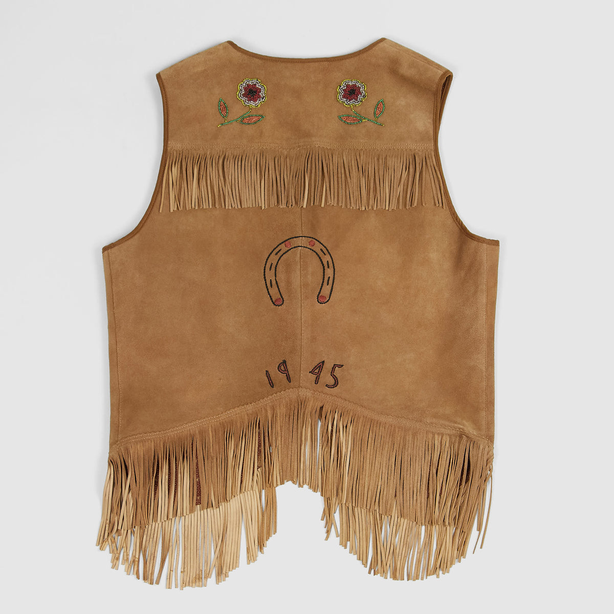 Double RL Ladies Limited Edition Hand Embroidered Leather Vests