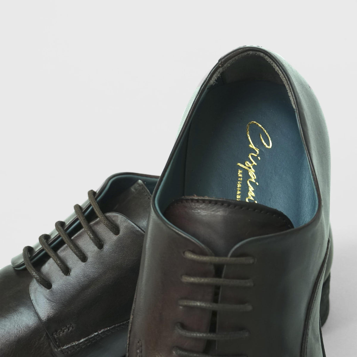 Crispiniano Firenze Plain Blucher Shoes