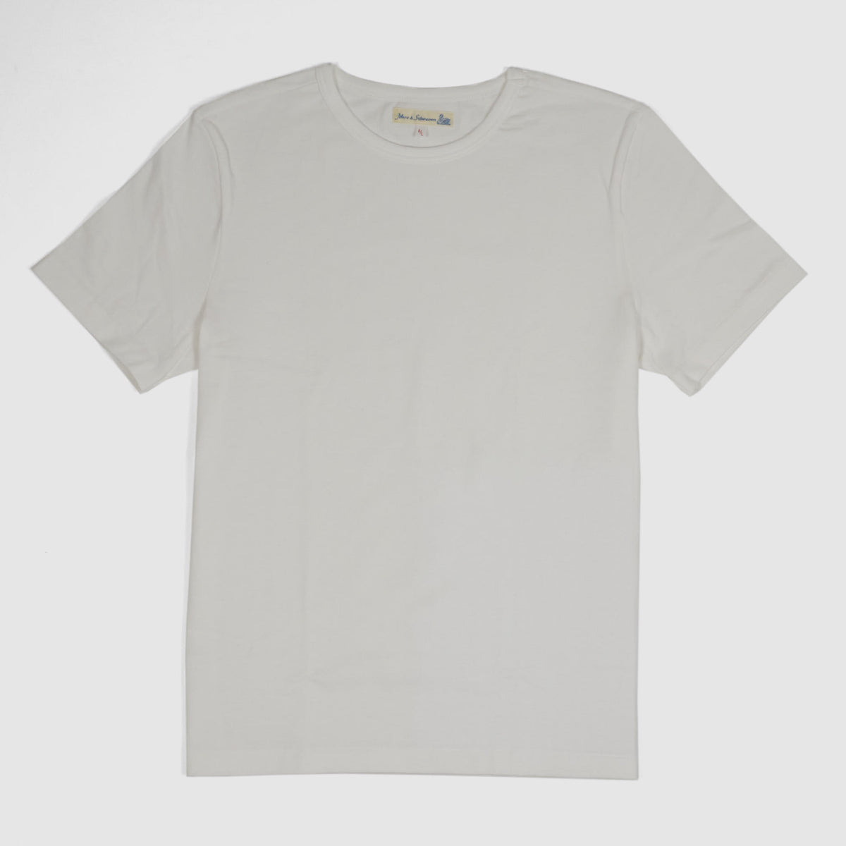Merz b.Schwanen Soft Organic Cotton Loop Wheeler Short Sleeves T-Shirt