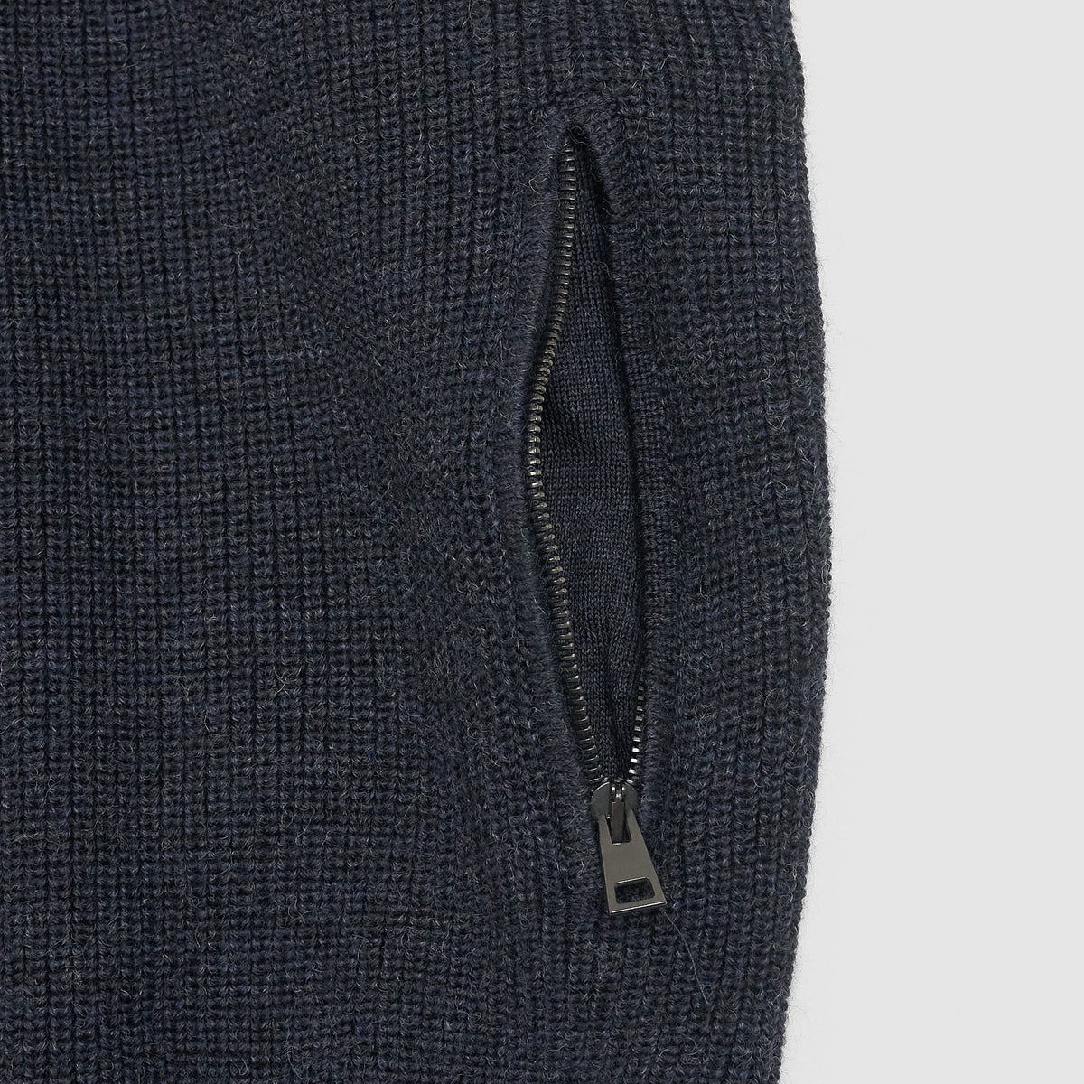 Roberto Collina  Full-Zipped Knit Wool Cardigan