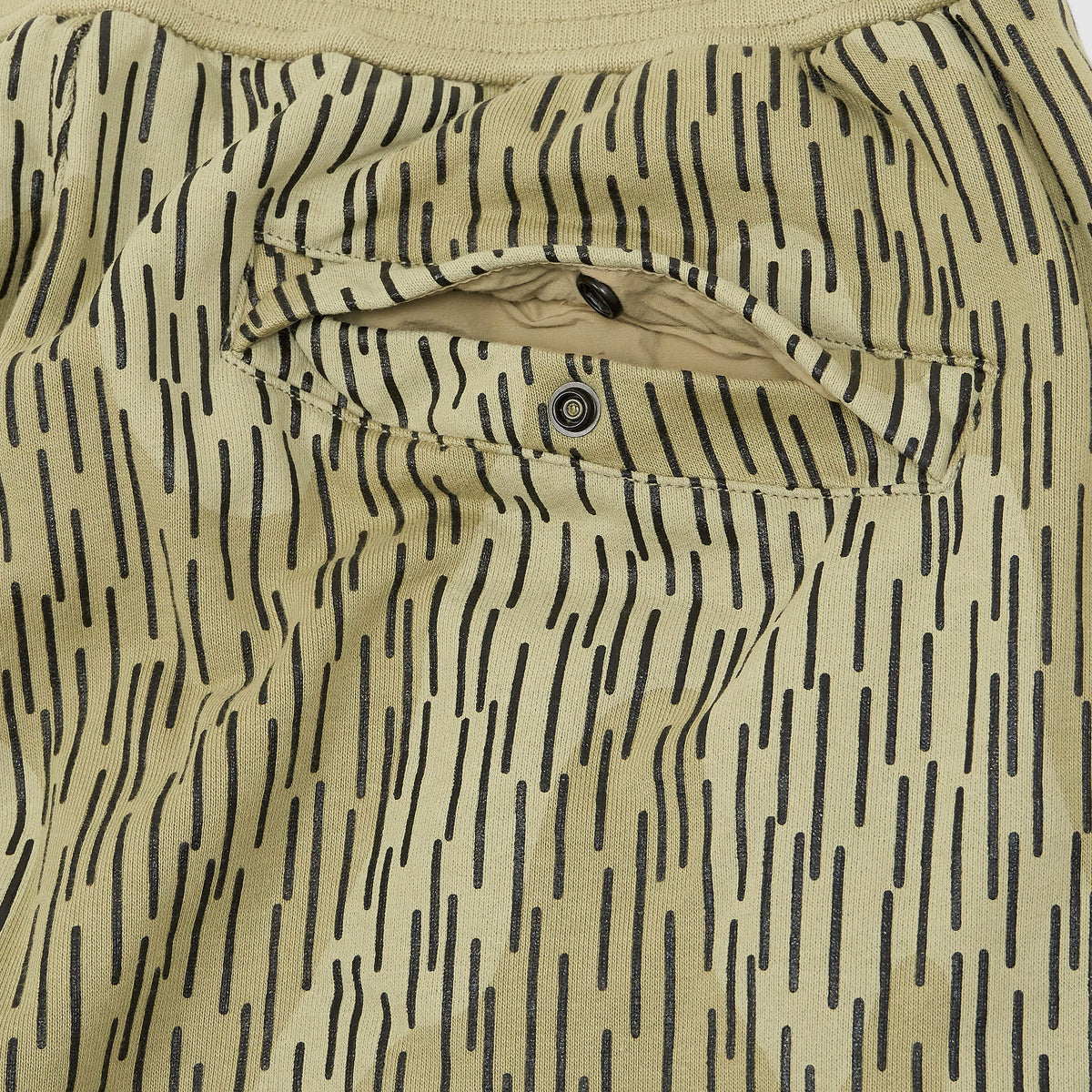 Stone Island Reflective Cotton Fleece «Rain Camo» Print Jogging Pants