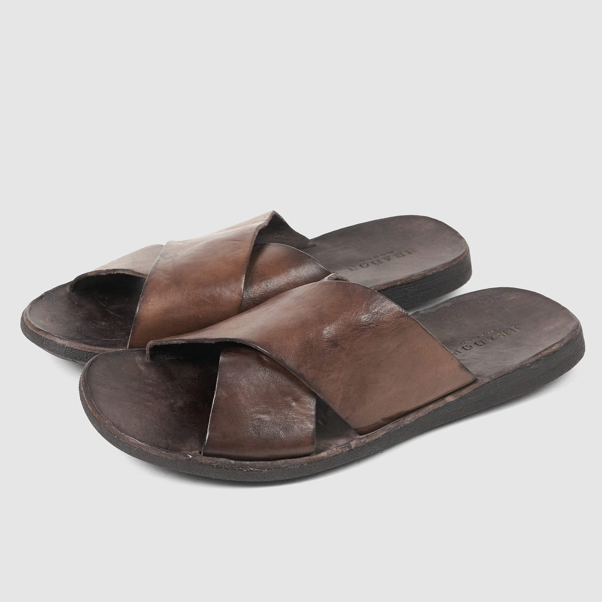 Brador Mens Leather Sandals