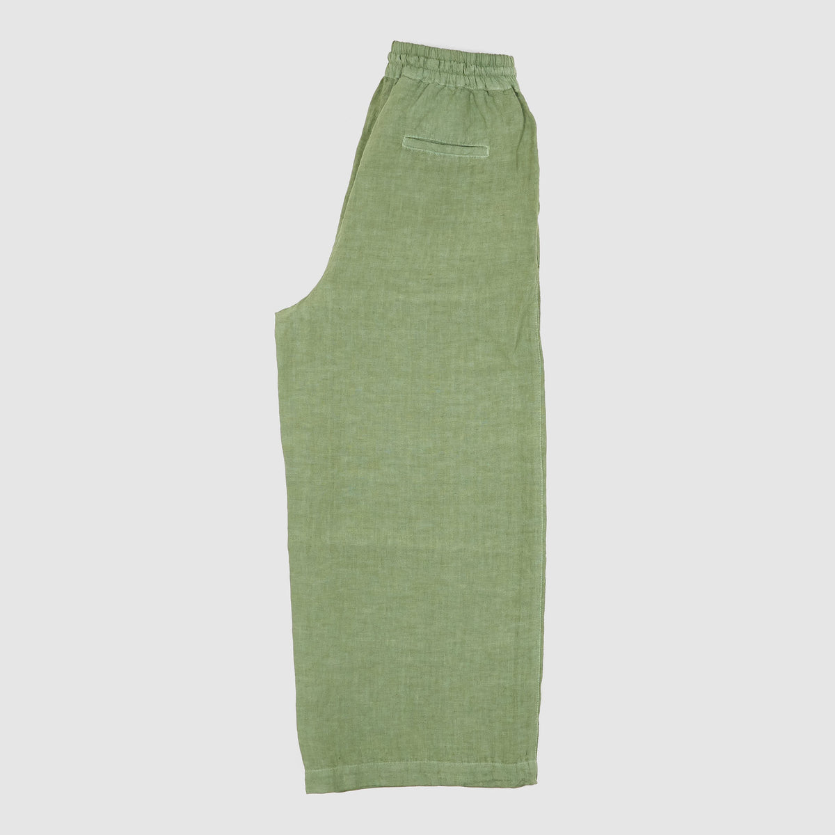 120% Lino Ladies Wide Cut Linen Easy  Pants
