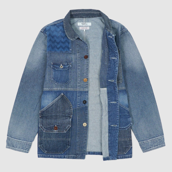 ジャケット・アウター FDMTL PATCHWORK COVERALL (Size)4 01-14023_FDMT_denim_7751_600x.