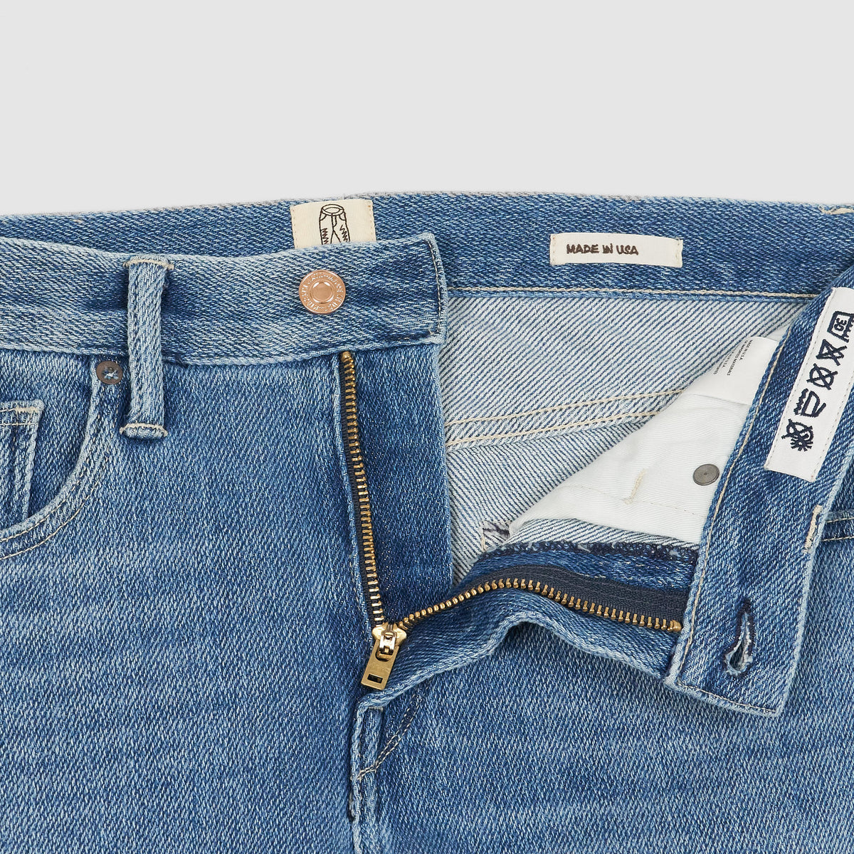 Hiroshi Kato The Scissors Zip Fly 11.5 OZ Air Selvage Denim Jeans Slim