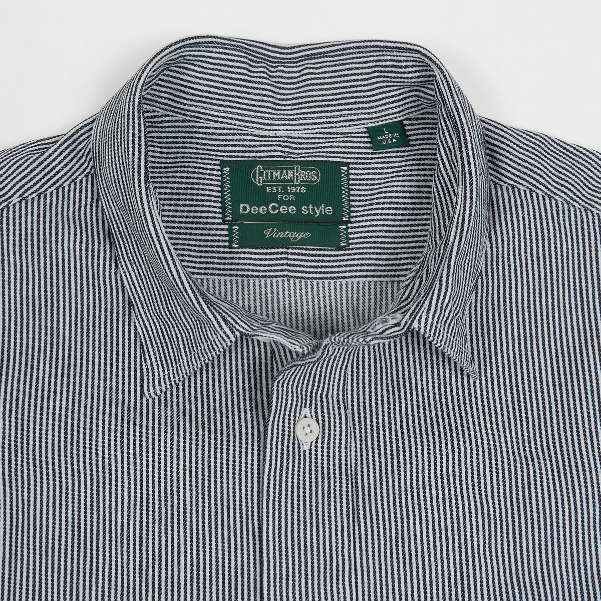 Gitman Vintage for DeeCee style Striped Cotton Workshirt