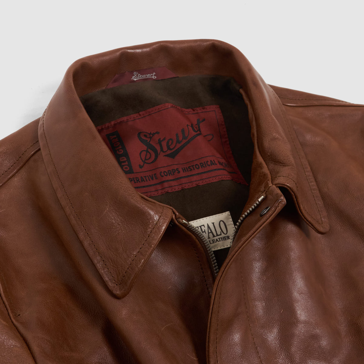 Stewart Buffalo Skipper «Indy» Leather Jacket