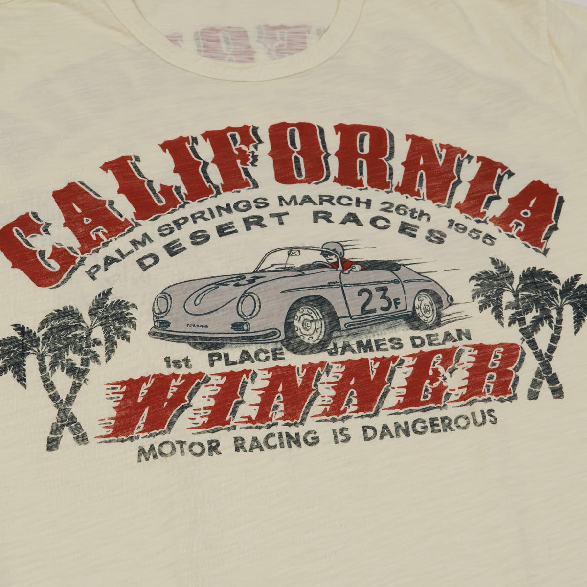 Johnson Motors Inc. California Desert Races Crew Neck T-Shirt