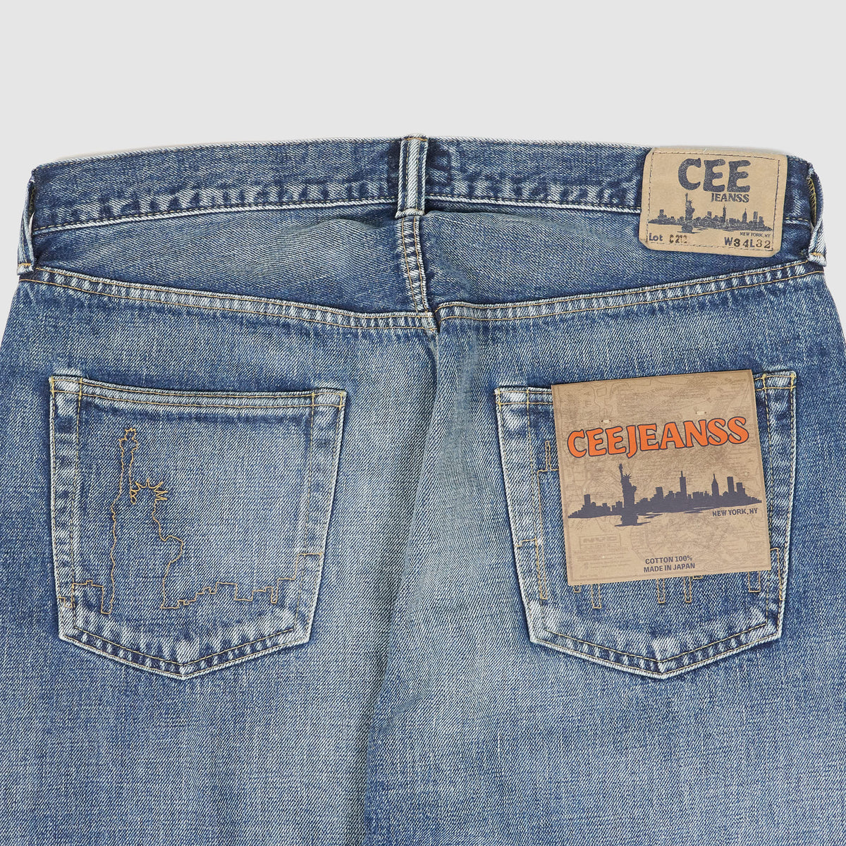 Cee Jeanss &amp; Co. Washed 13,5oz. Selvage Jeans