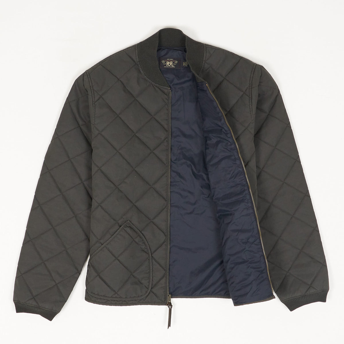 Double RL Quilted Bomber Jacket