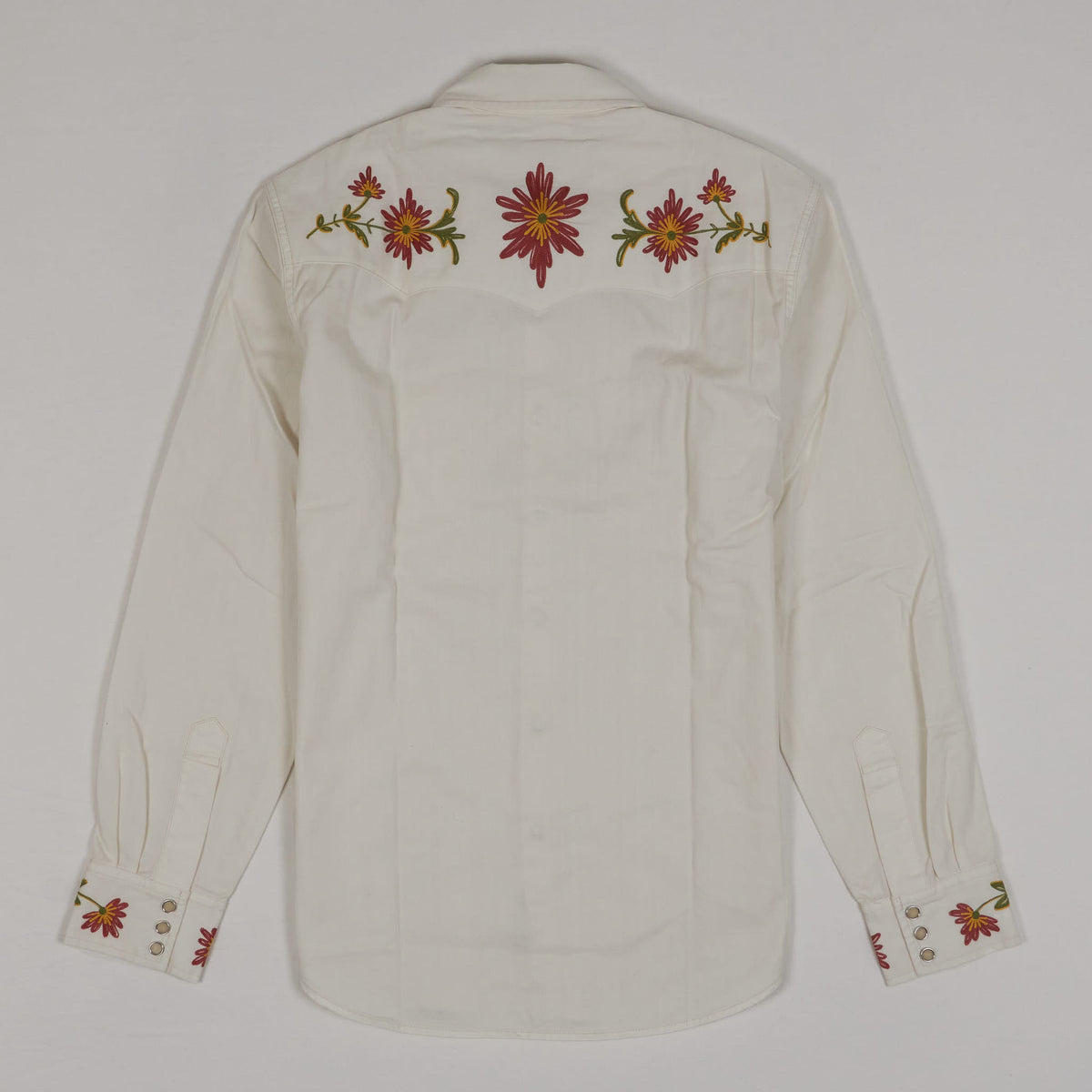 Double RL Embroidered Western Sawtooth Pocket Shirt