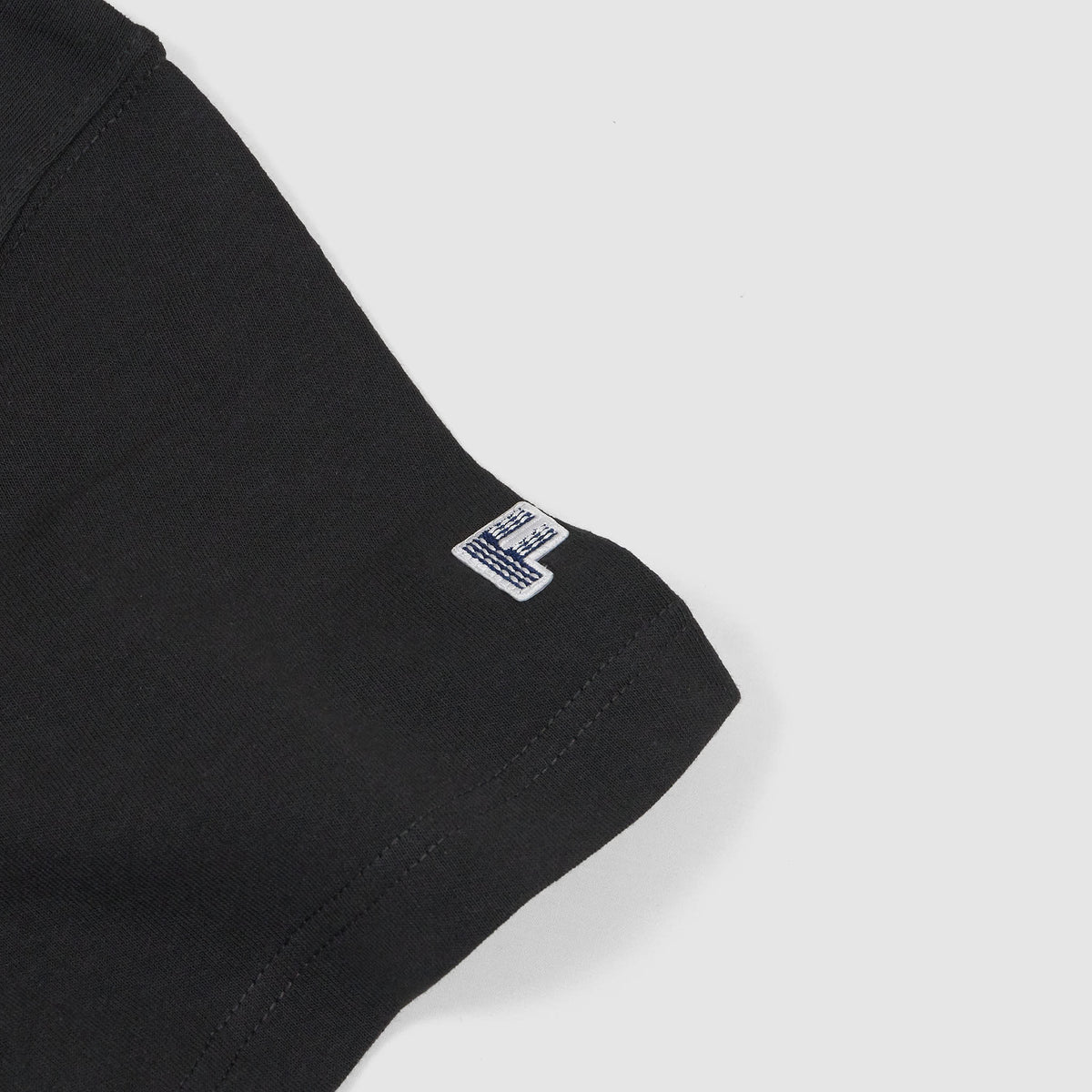 FDMTL Short Sleeve Black Paisley Bandana Pocket Crew Neck T-Shirt