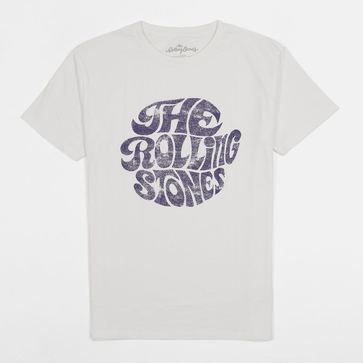 The Rolling Stones Vintage 70&#39;s Logo Crew Neck Rock T-Shirt