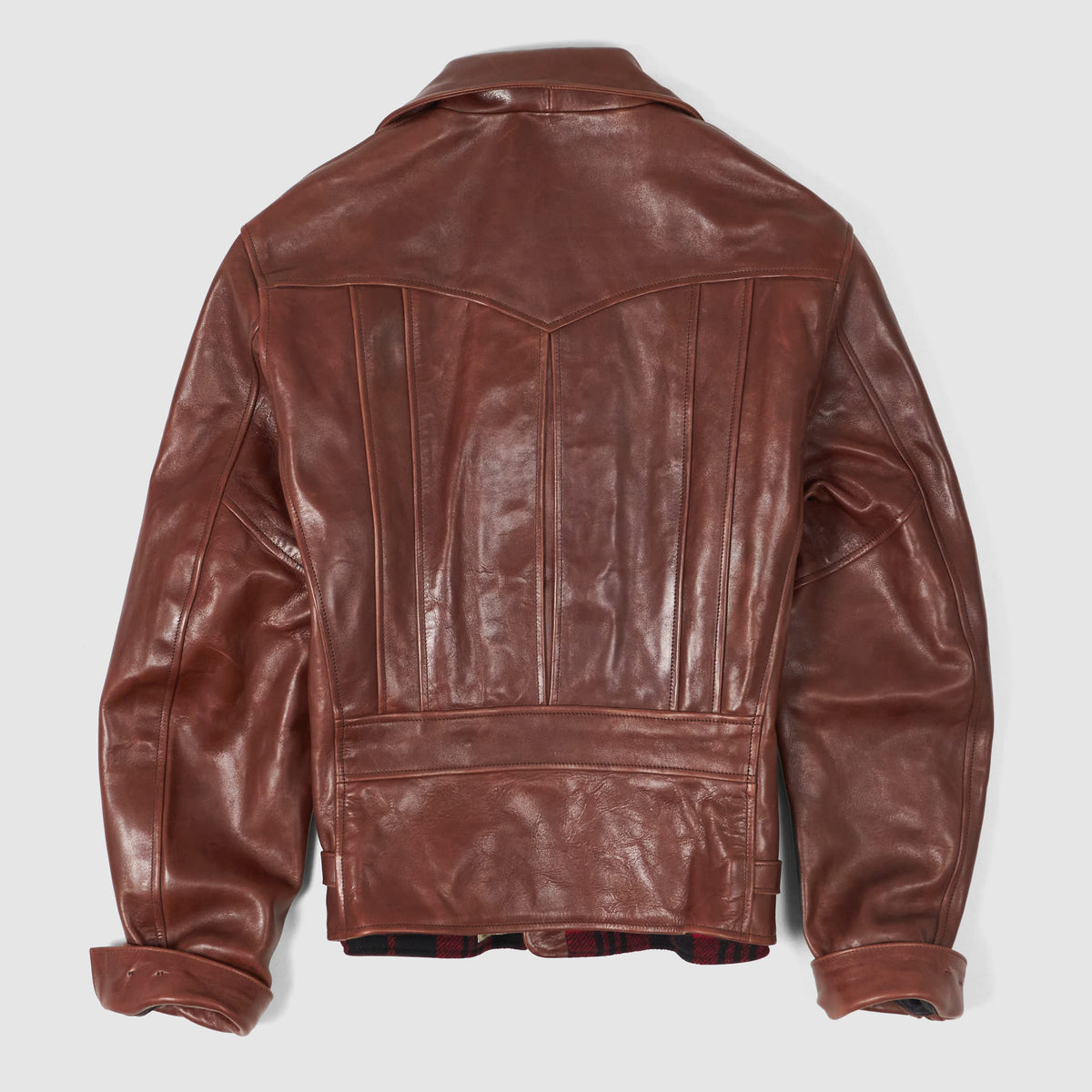 Double Helix D-Pocket Frisco Horsehide  Leather Jacket
