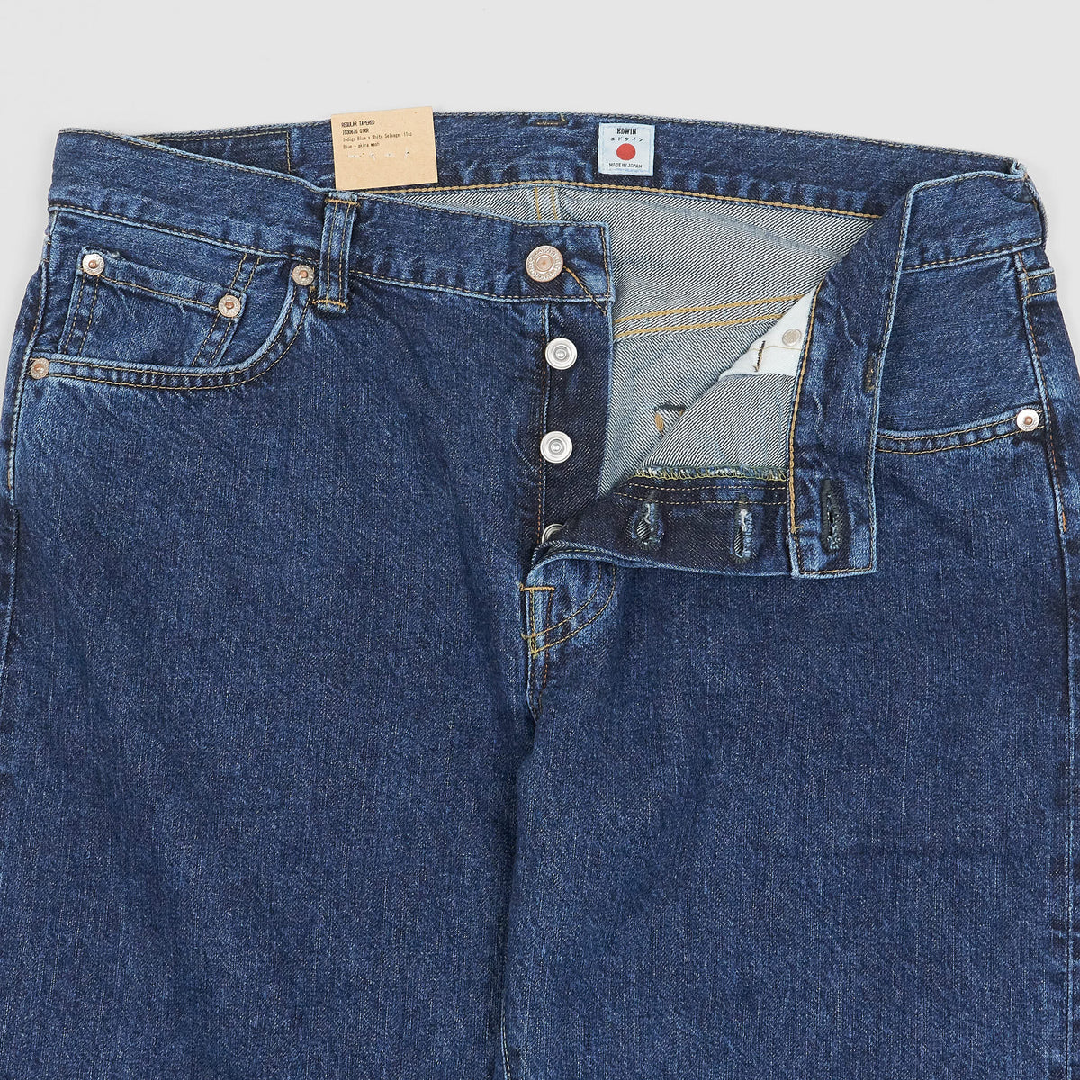 Edwin Regular Tapered Stone Washed Selvage Denim Jeans