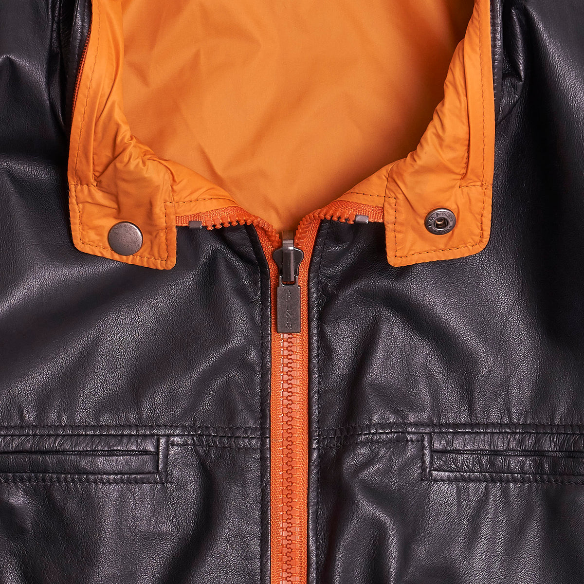 Gimo&#39;s Reversible Lightweight Leather Jacket