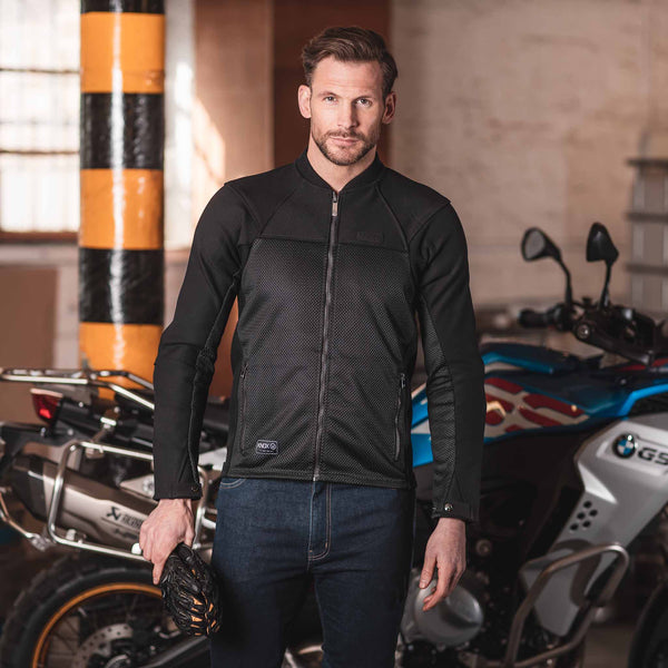 Knox Zephyr Armoured Motorcycle Summer Jacket DeeCee style