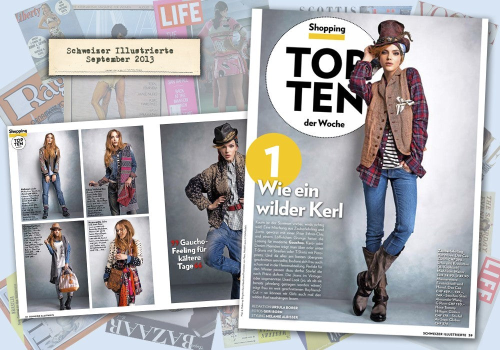 Schweizer Illustrierte, September 2013, Wie ein wilder Kerl