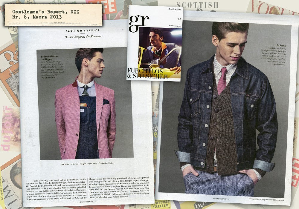 Gentlemen's Report, Nr 8, Die Wiedergeburt der Kravatte