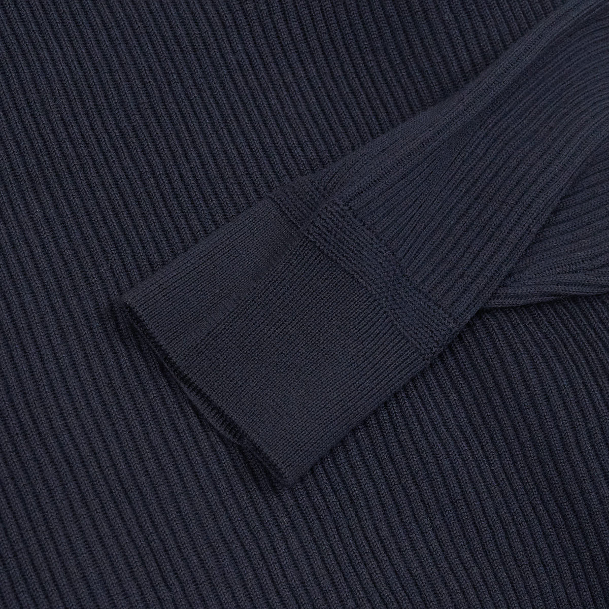 Stone Island Roll Neck Ribbed Knit Pullover