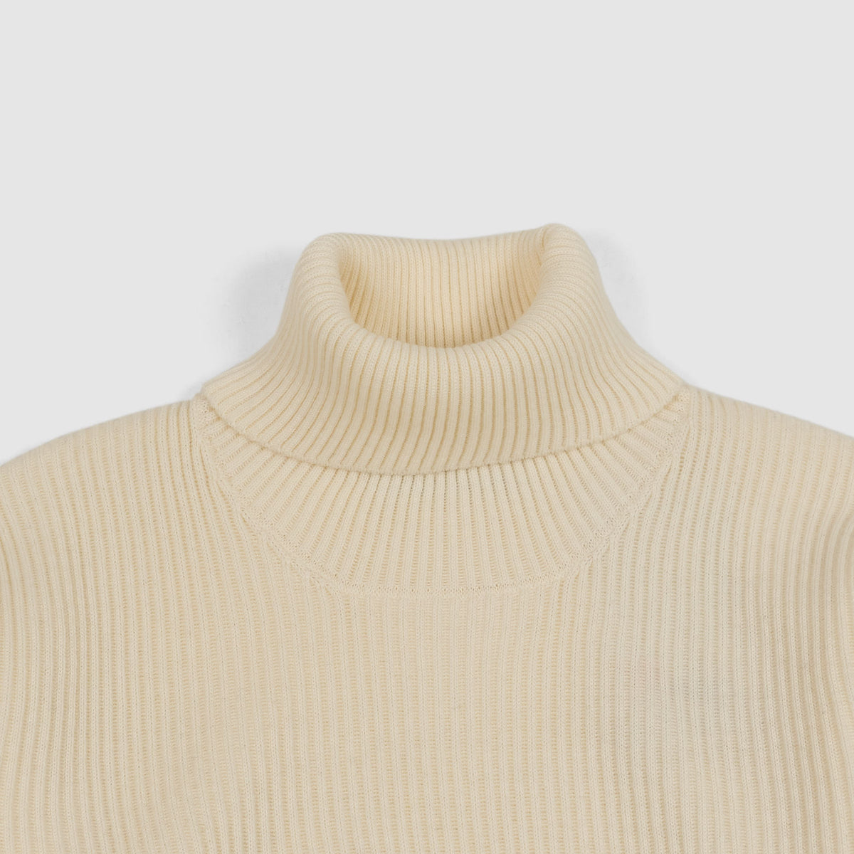 Stone Island Roll Neck Ribbed Knit Pullover