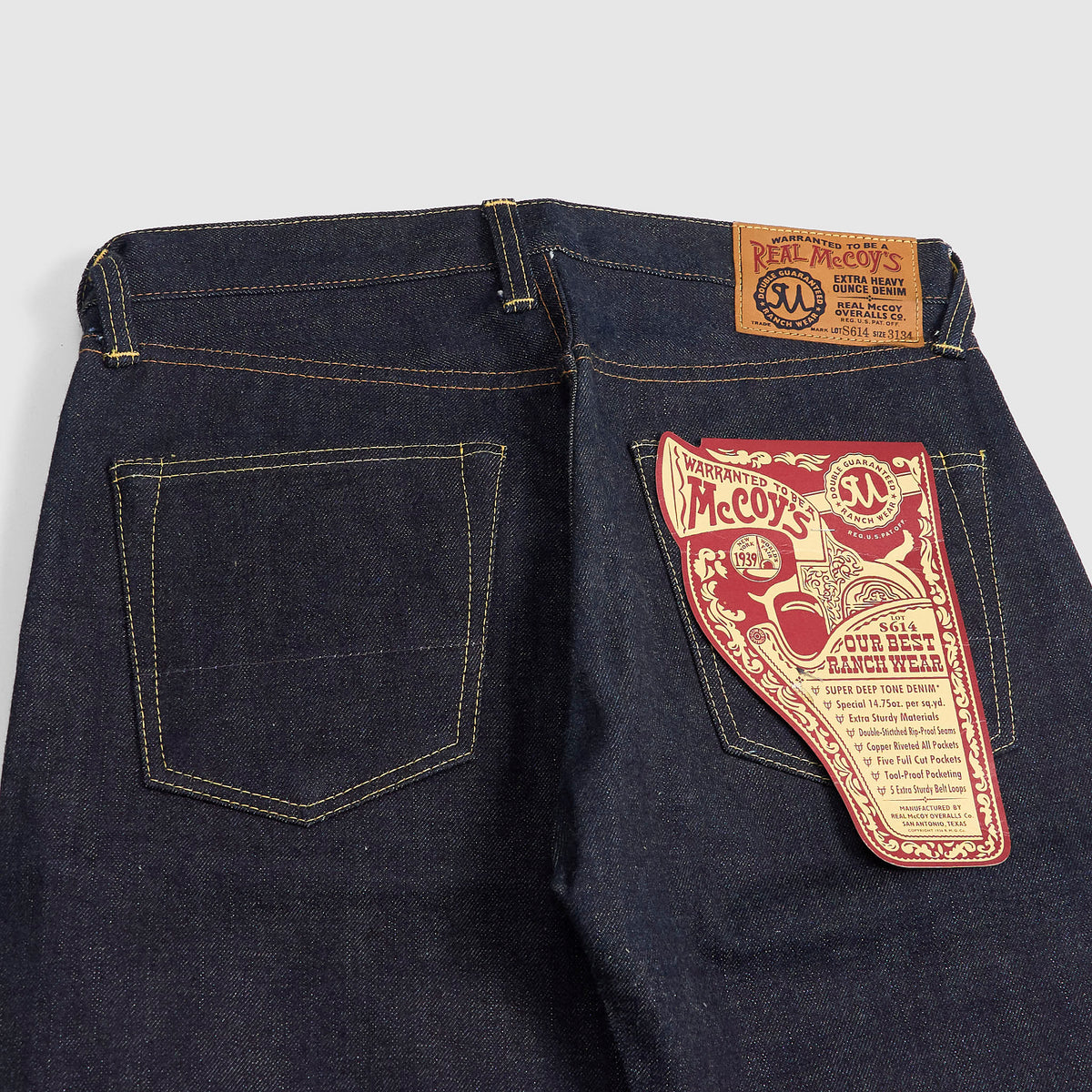 Real McCoy's Dude Ranch 5-Pocket Jeans