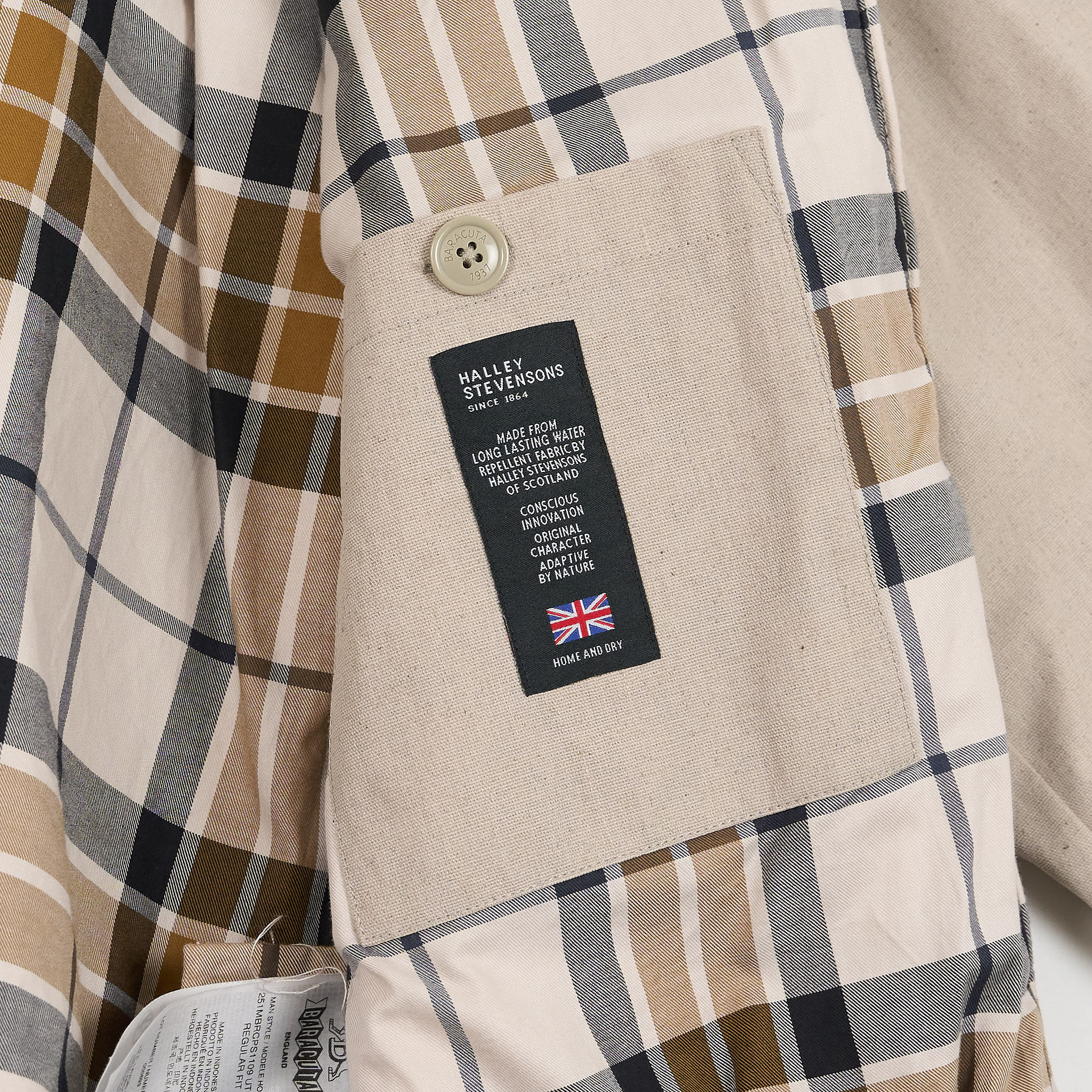 Baracuta G9 Harrington Linen Blend Tent Cloth Jacket - DeeCee style