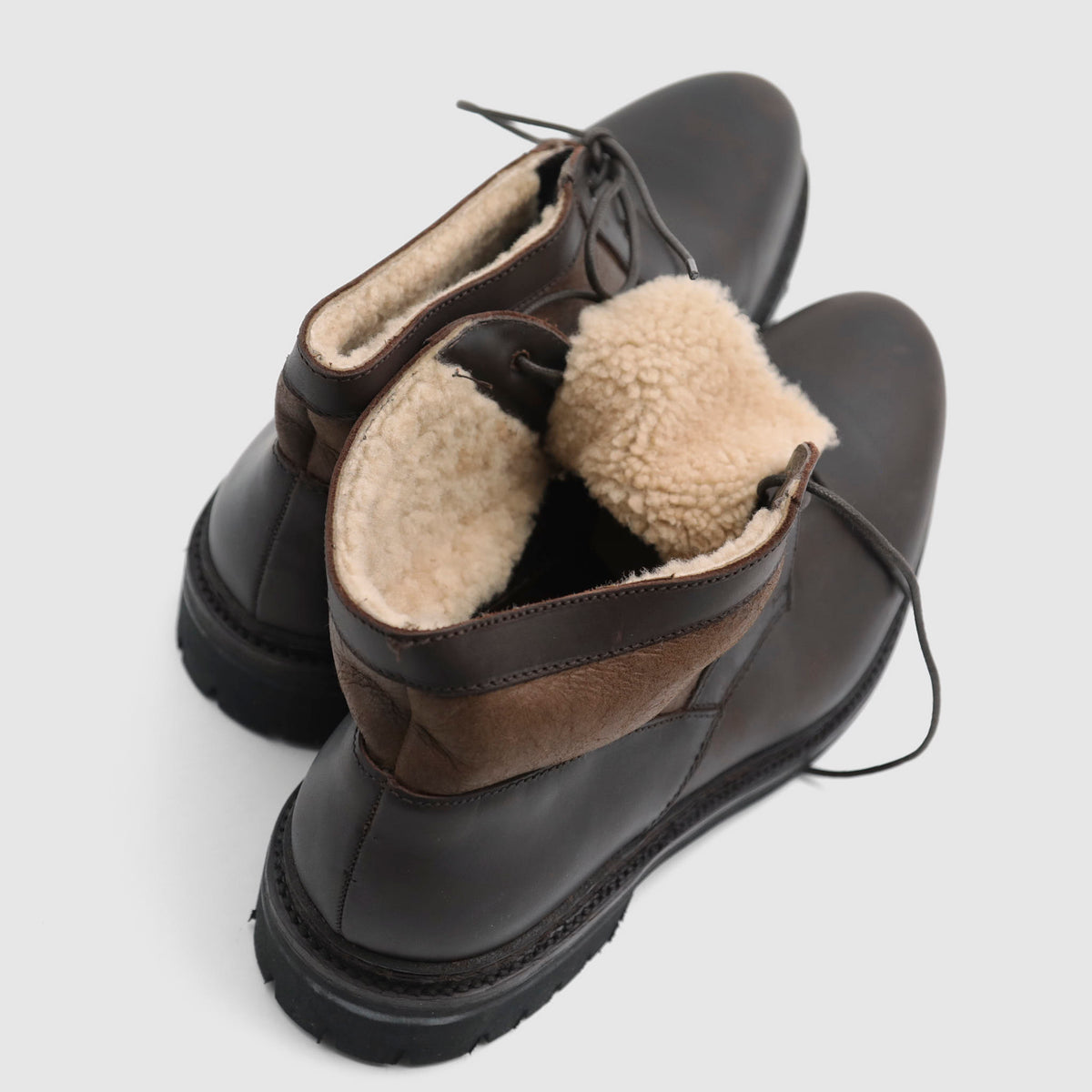 Lottusse Chromex Moka Fur Lining Shoes
