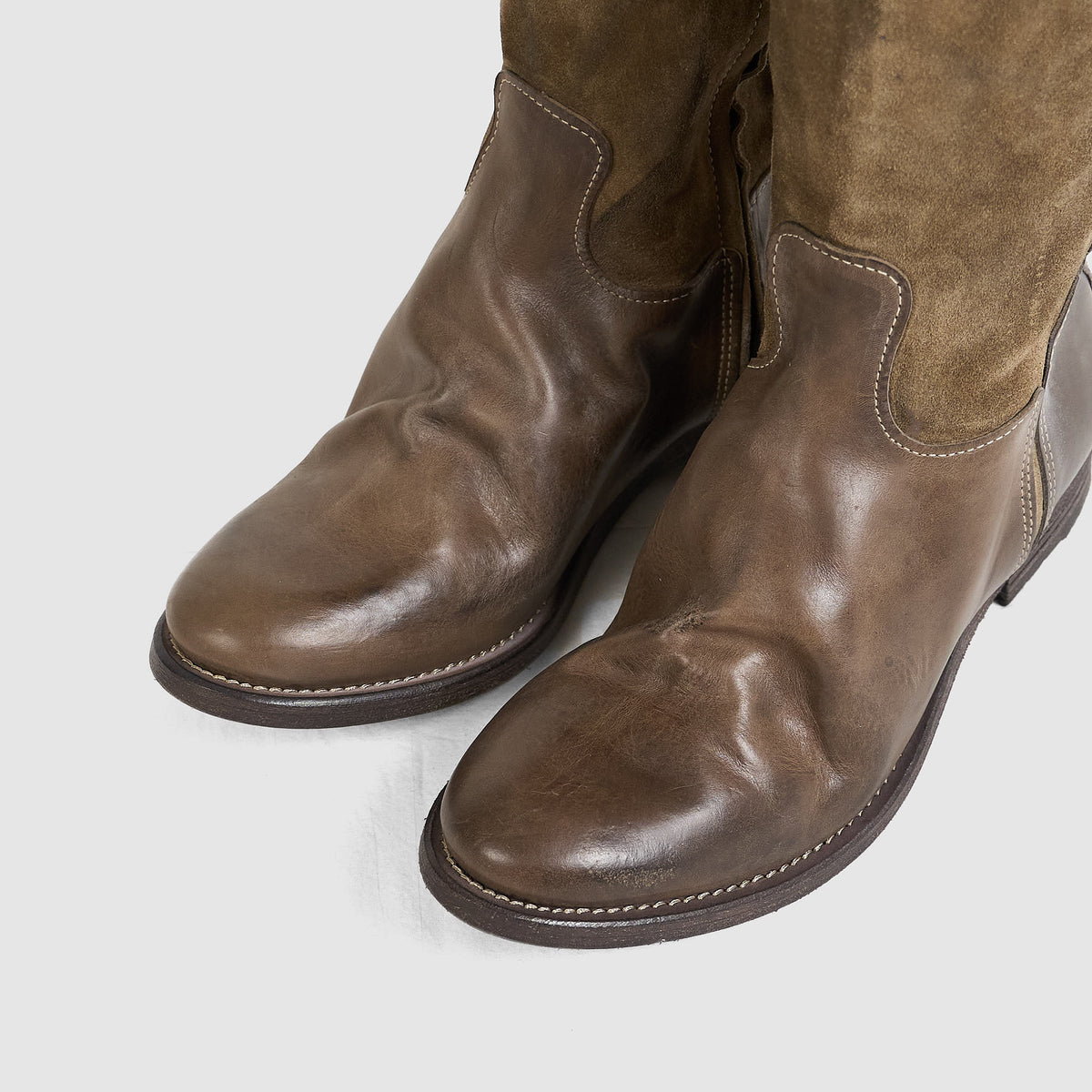 n.d.c. made by hand Ladies Roughout  Leather Boots