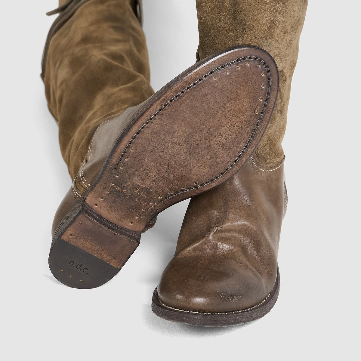 n.d.c. made by hand Ladies Roughout  Leather Boots