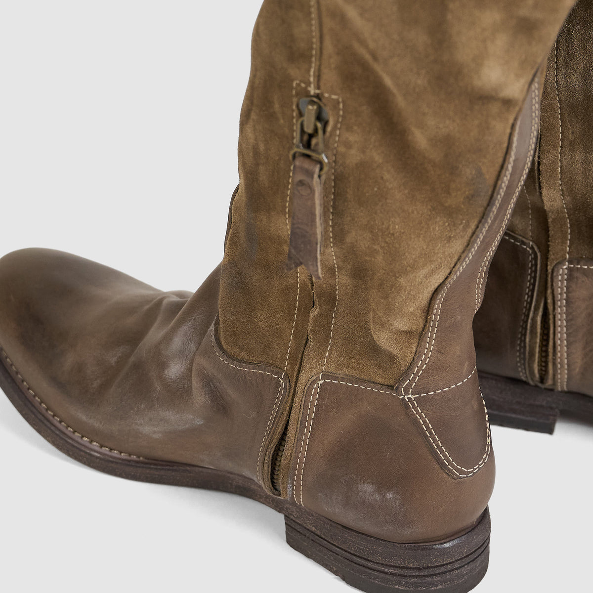n.d.c. made by hand Ladies Roughout  Leather Boots