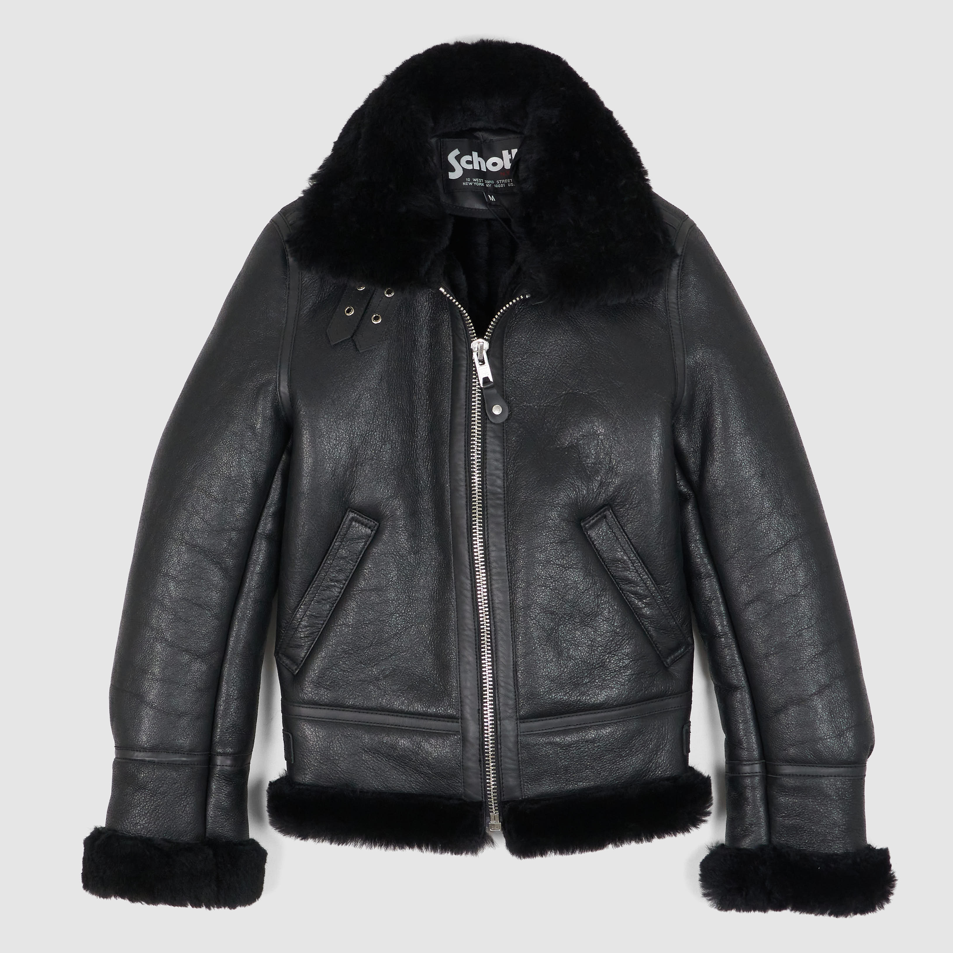Schott N.Y.C. Ladies B-3 Leather Jacket - DeeCee style