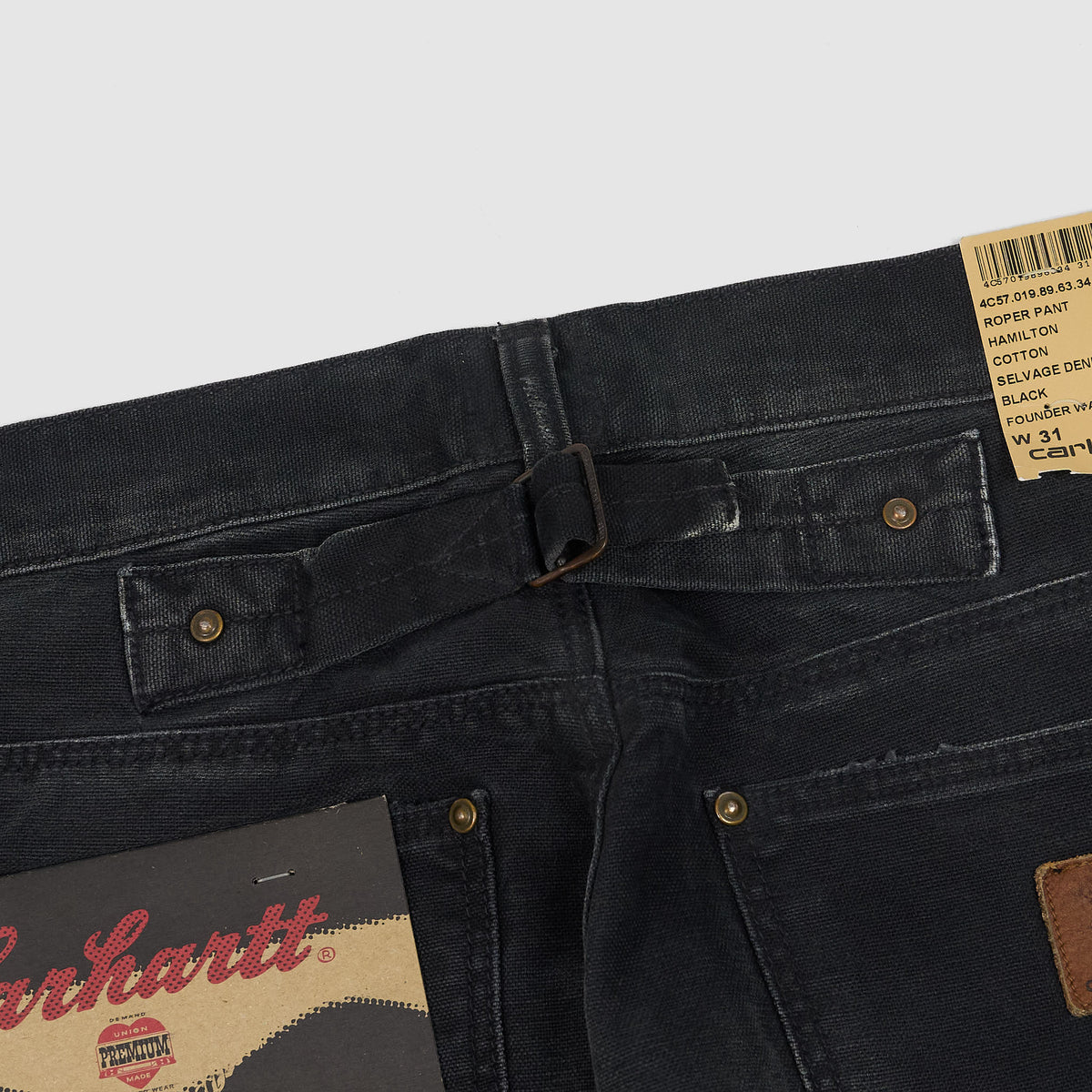 Carhartt Western Roper Selvege Canvas Jeans