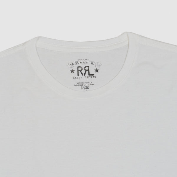 Double RL Garment Dyed Classic Plain Crew Neck T-Shirt - DeeCee style