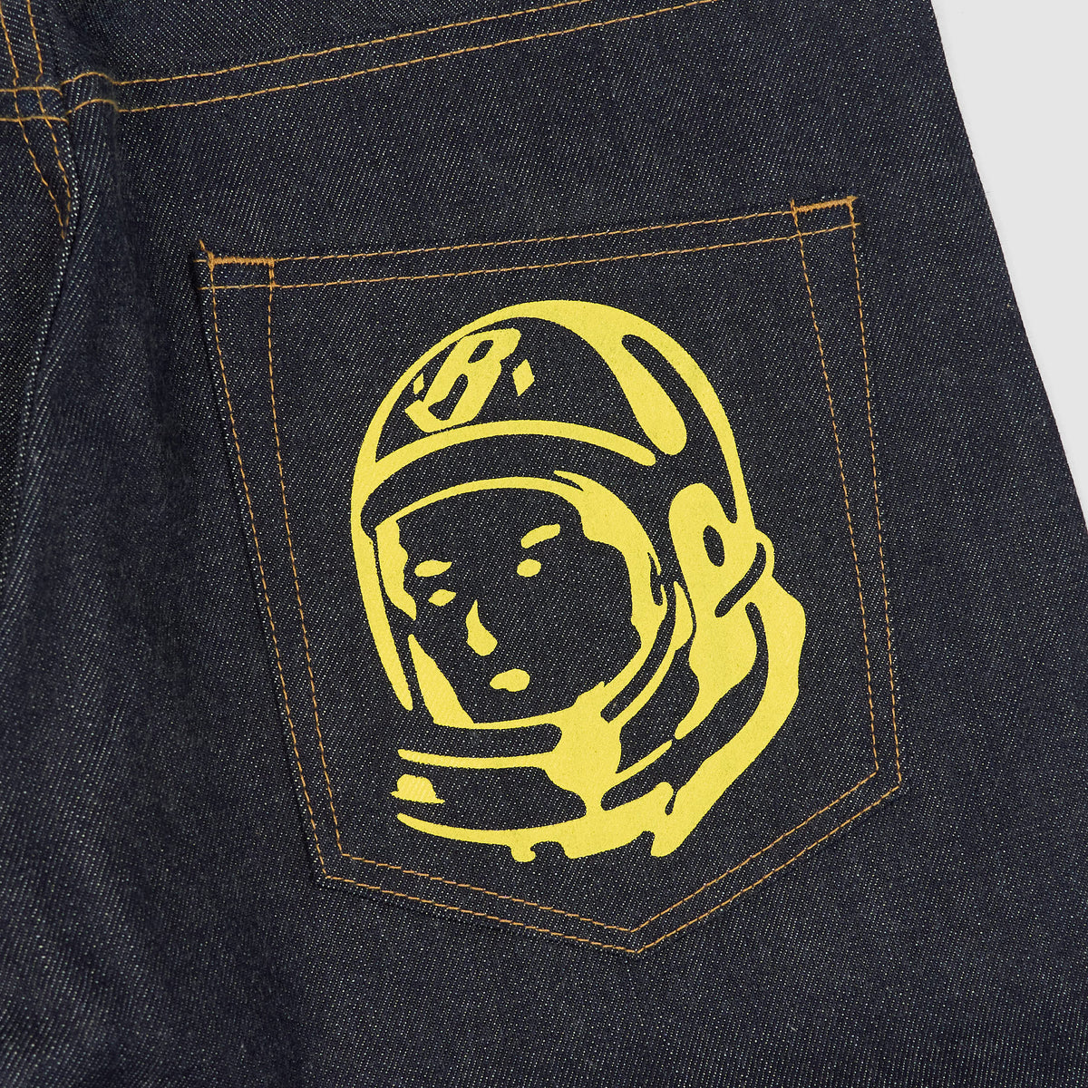 Billionaire Boys Club Printed Moon Man Raw Denim Jeans