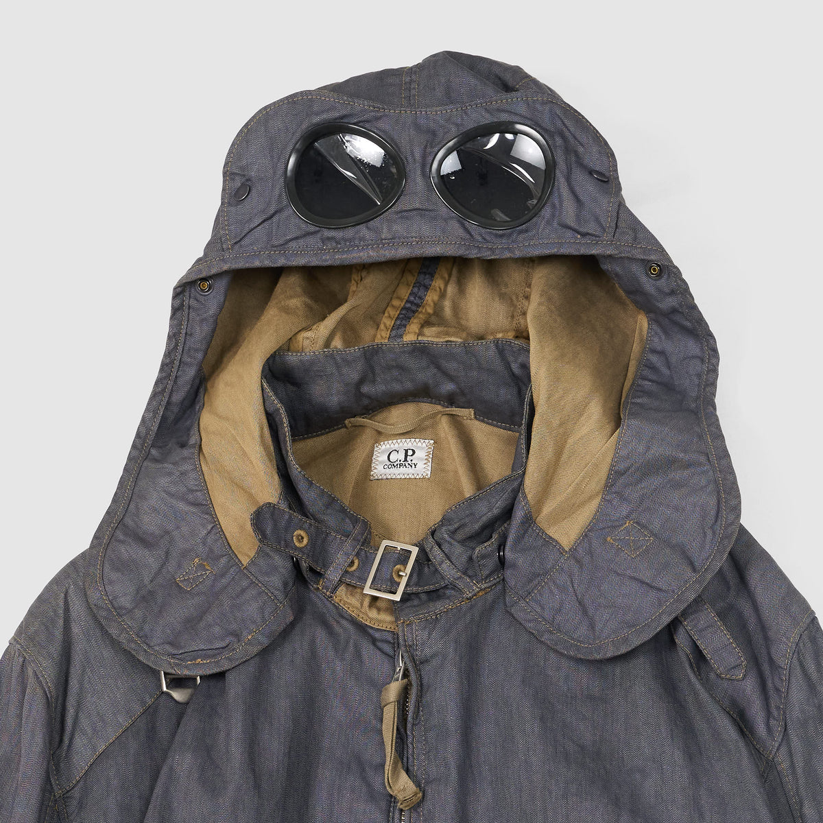 C.P. Company Laminated Linen Goggle Jacket