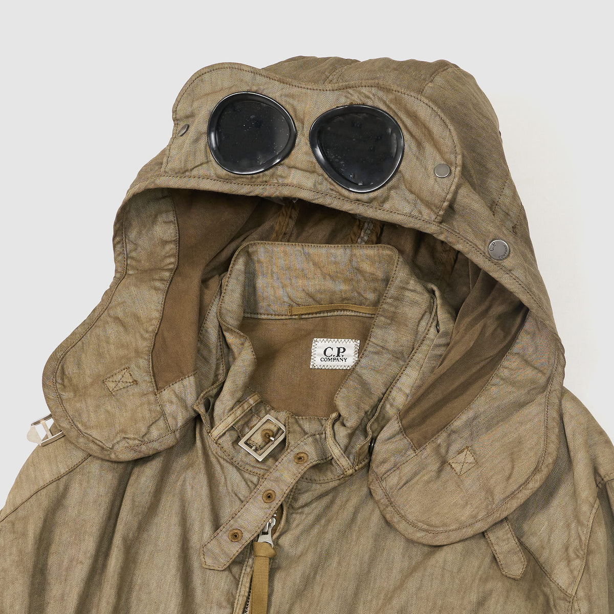 C.P. Company Laminated Linen Goggle Jacket - DeeCee style