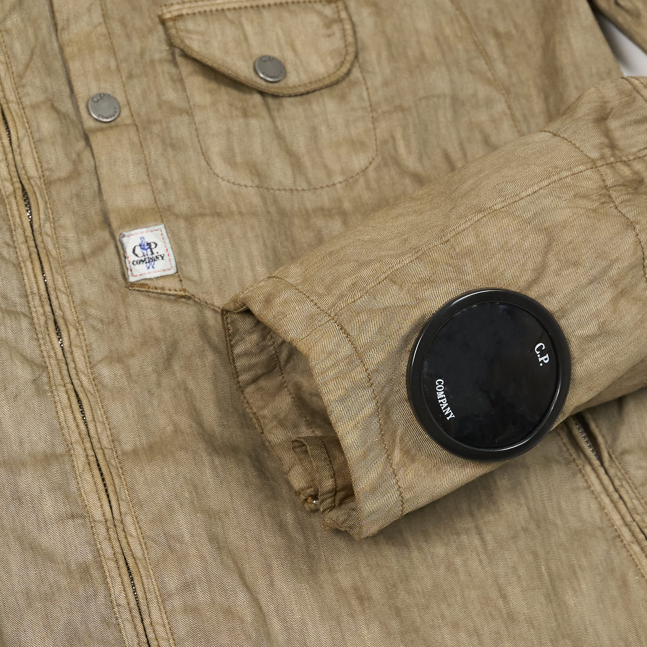 C.P. Company Laminated Linen Goggle Jacket - DeeCee style
