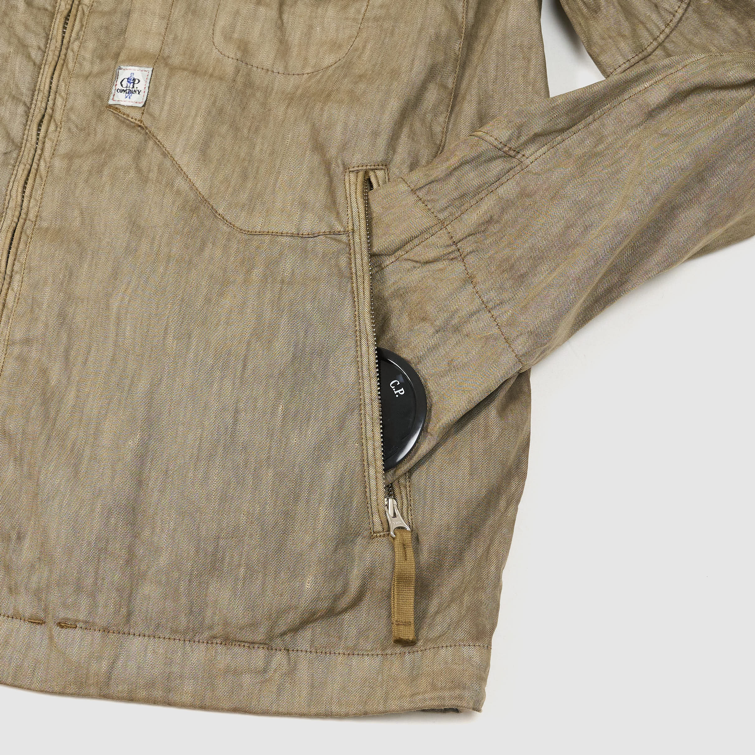C.P. Company Laminated Linen Goggle Jacket - DeeCee style