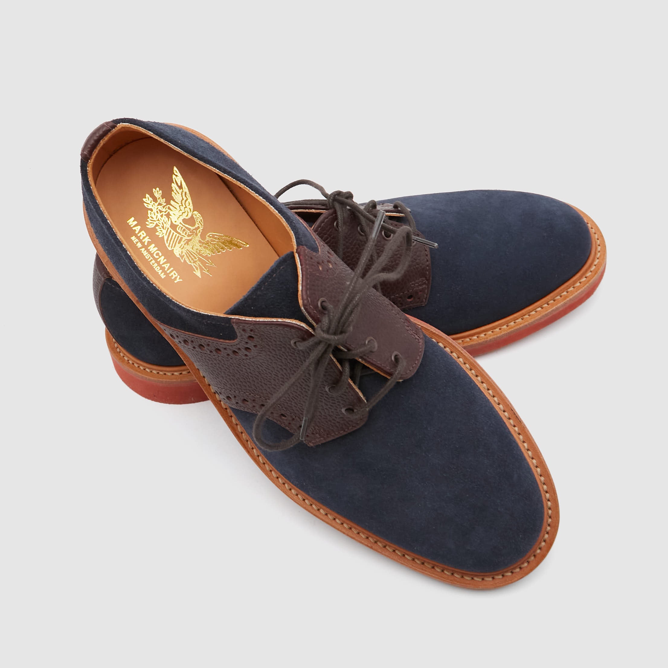 Mark McNairy Two Tone Suede Saddle Shoes - DeeCee style