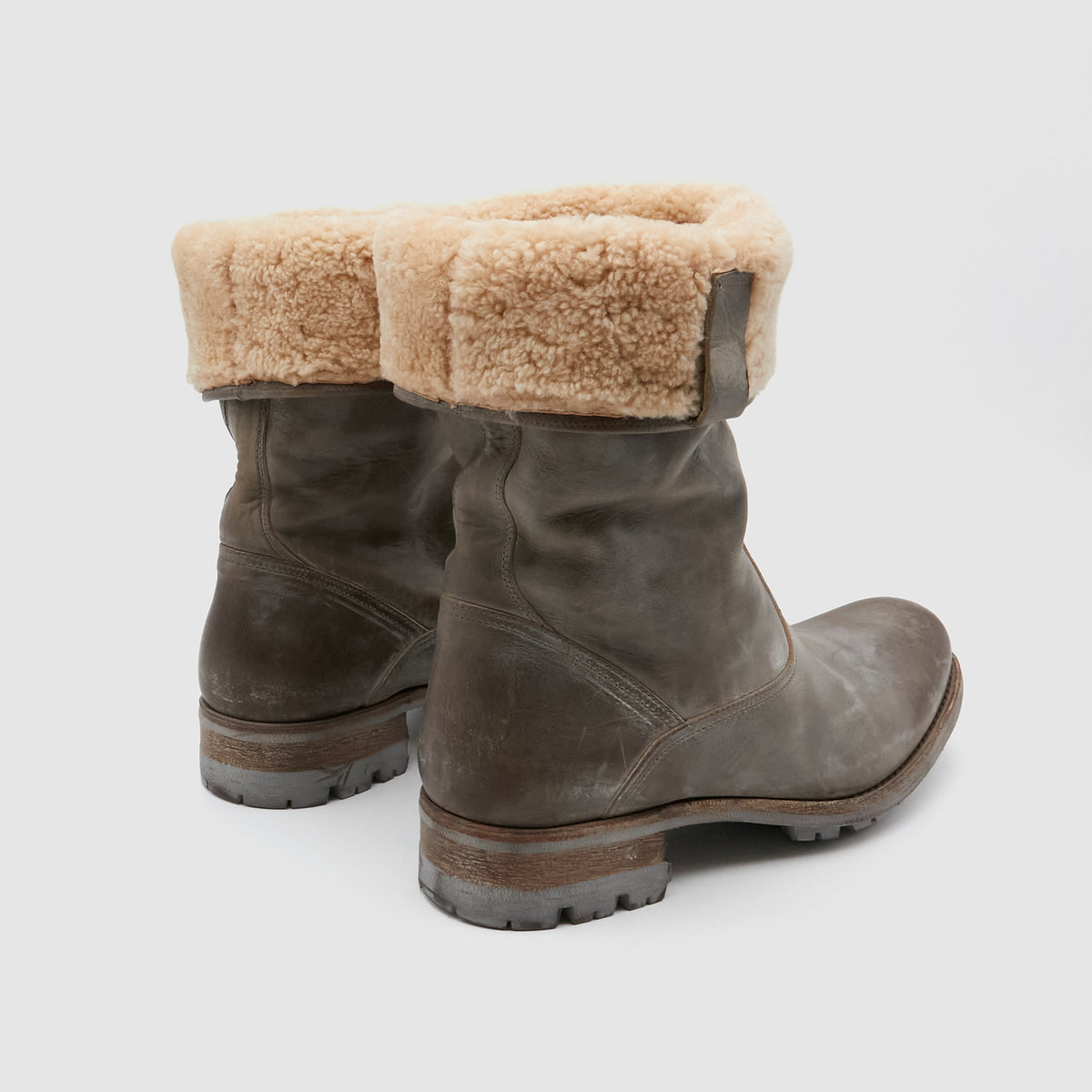 n.d.c. made by hand Vallee Blanche Barrage Sheep Boots