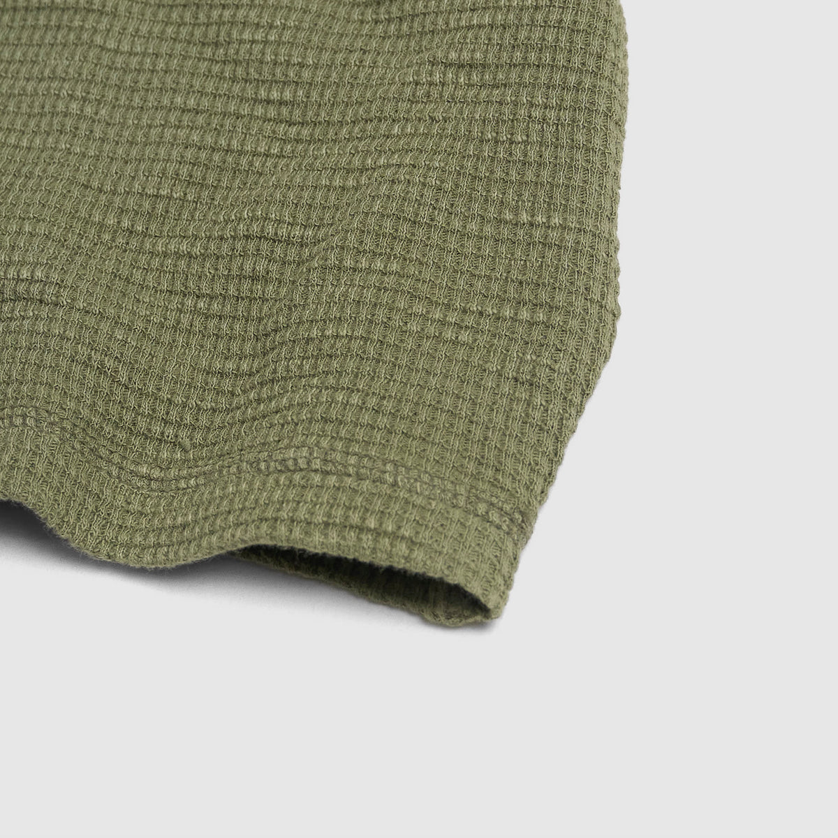 Double RL Long Sleeve Waffle Henley Shirt
