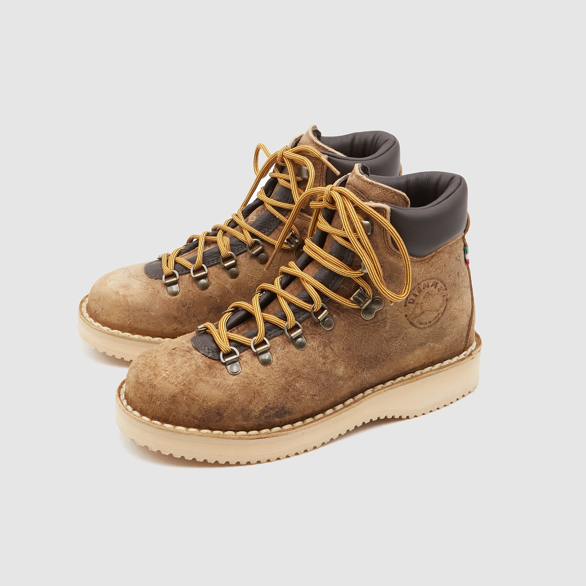 Diemme Ladies Roccia Vet Waxed Distressed Leather Hiking Boots