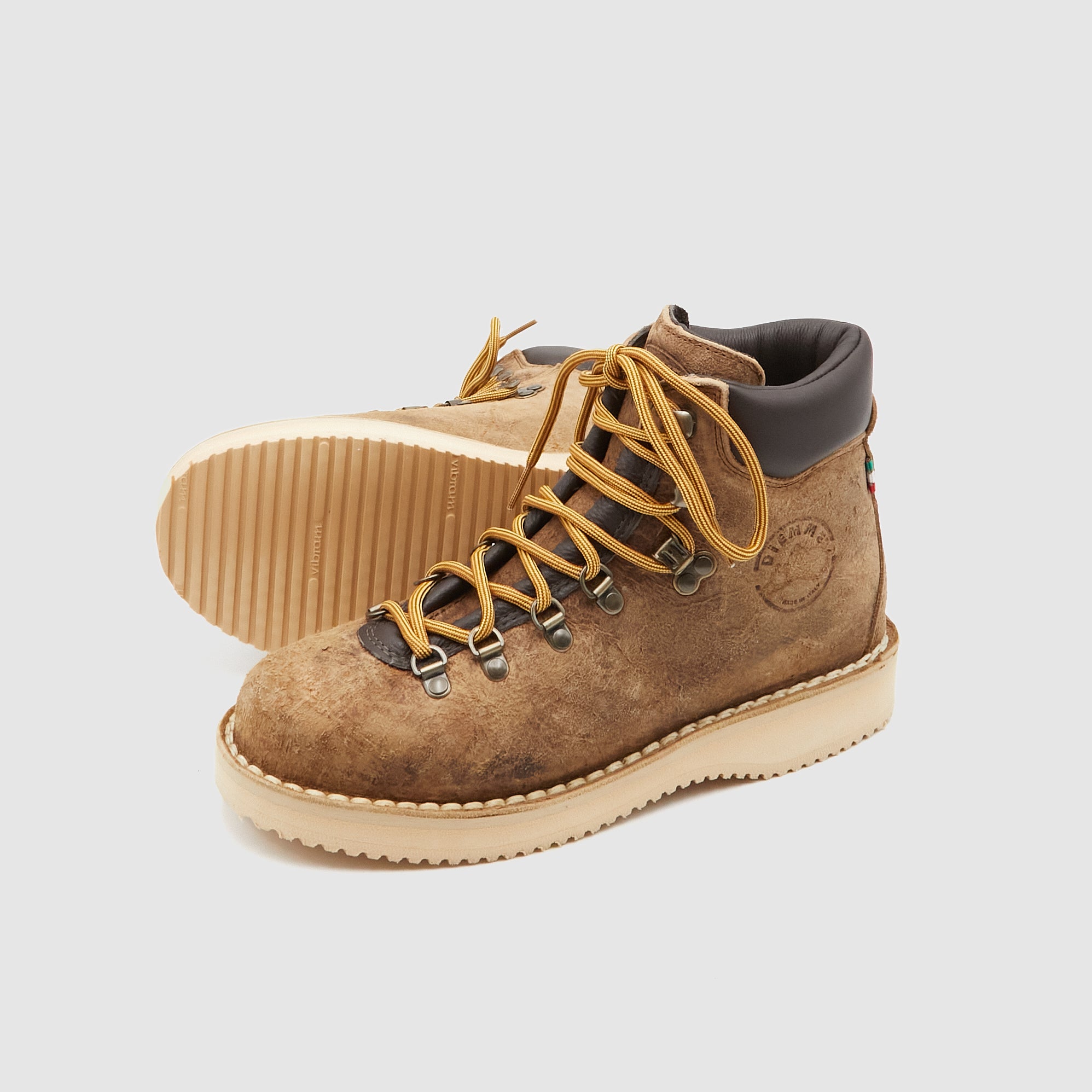 Diemme Ladies Roccia Vet Waxed Distressed Leather Hiking Boots