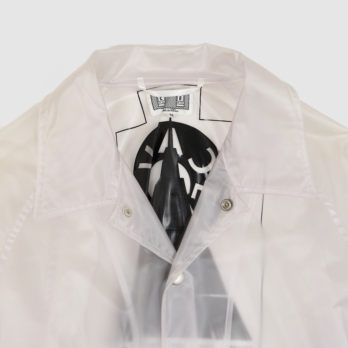 Cav Empt Transparent PVC Rain Jacket
