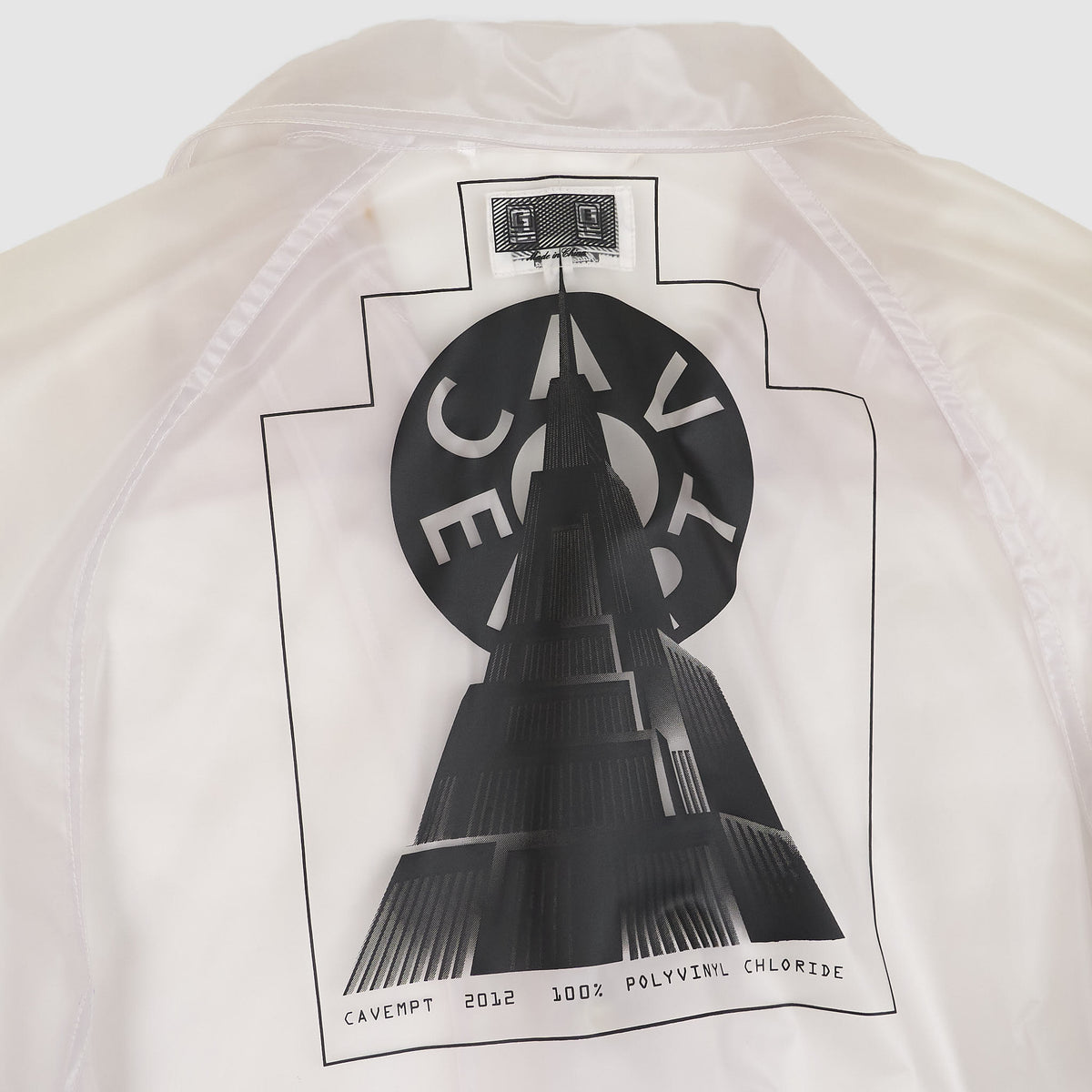 Cav Empt Transparent PVC Rain Jacket