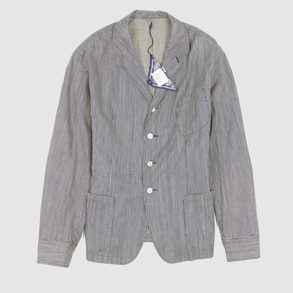 45rpm Hickory Stripe Lightweight Blazer